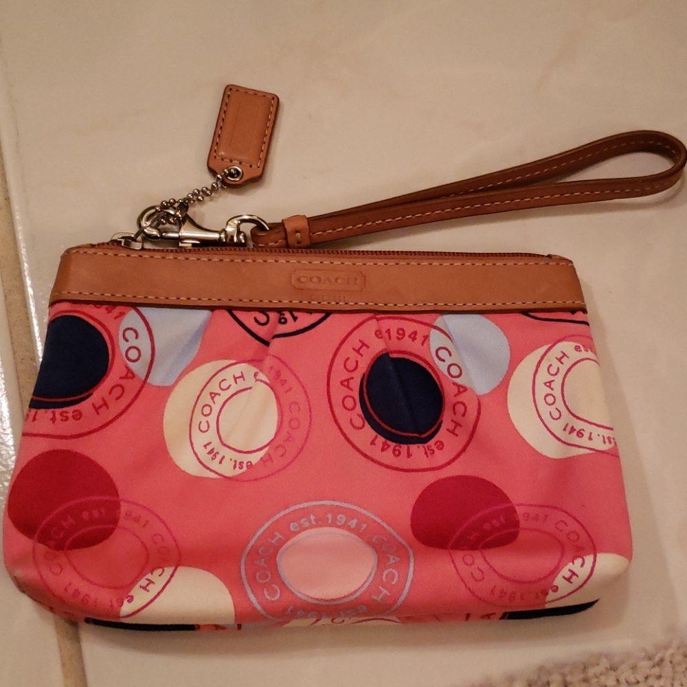 Vintage Coach Wristlet